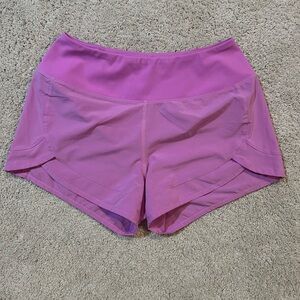 Vibrant Purple Women's Athletic Shorts